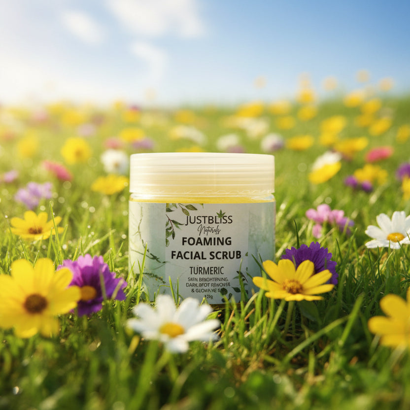 Turmeric Facial Scrub – Gentle Plant-Based Exfoliant for Radiant Skin