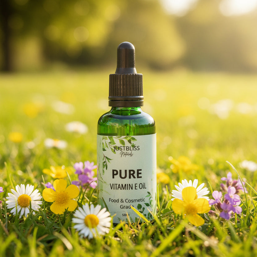 Vitamin E Oil 50ml  100% Pure, Plant-Based Skin & Hair Nourishment