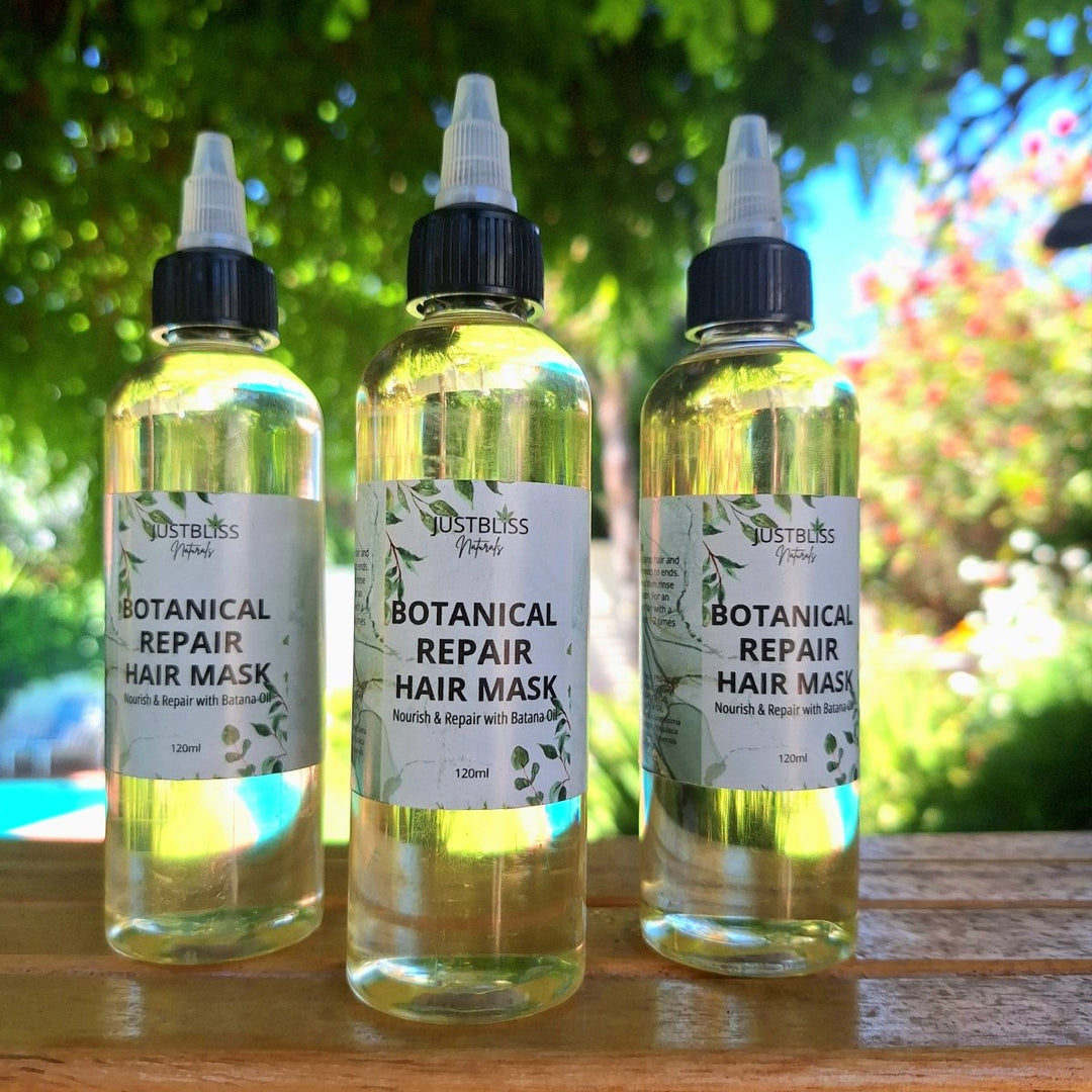 Botanical Repair Hair Mask – Batana Oil & Rosemary for Stronger Hair JUSTBLiSS Naturals