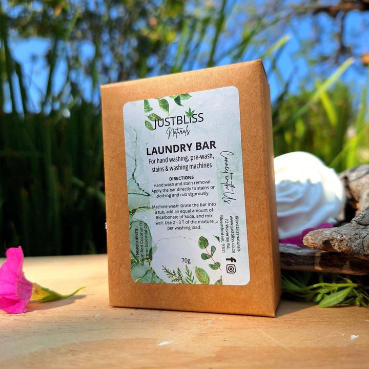 Coconut Laundry Detergent Bar – Natural, Eco - Friendly & Sensitive Skin Safe JUSTBLiSS Naturals