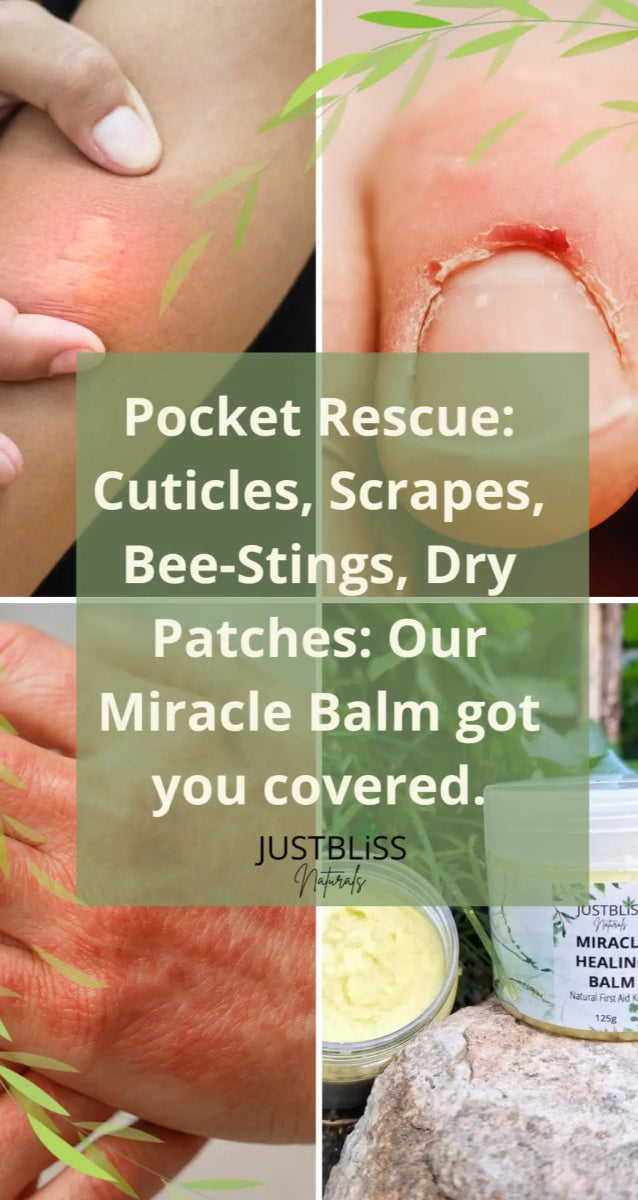 Healing Miracle Balm – Natural Relief for Burns, Cuts, and Irritated Skin JUSTBLiSS Naturals