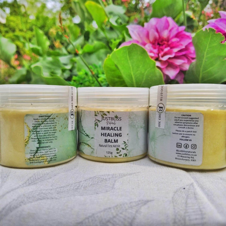 Healing Miracle Balm – Natural Relief for Burns, Cuts & Irritated Skin JUSTBLiSS Naturals