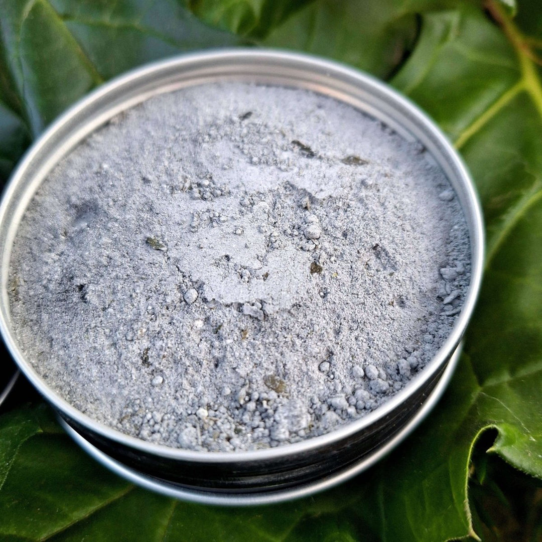 Herbal Tooth Powder – Minty Fresh, Fluoride - Free Natural Whitening JUSTBLiSS Naturals