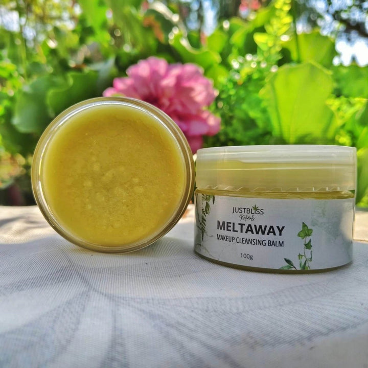 Meltaway Makeup Cleansing Balm – Nourishing Winter Facial Cleanser JUSTBLiSS Naturals