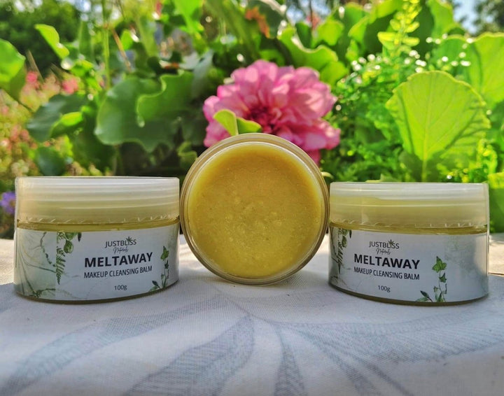 Meltaway Makeup Cleansing Balm – Nourishing Winter Facial Cleanser JUSTBLiSS Naturals