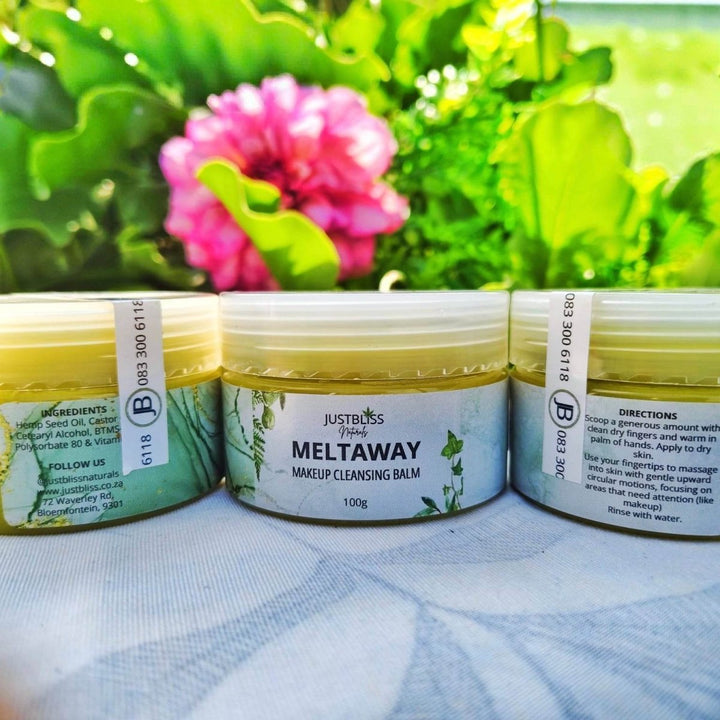 Meltaway Makeup Cleansing Balm – Nourishing Winter Facial Cleanser JUSTBLiSS Naturals
