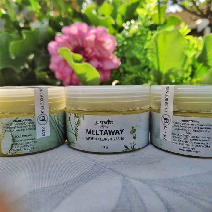 Meltaway Makeup Cleansing Balm – Nourishing Winter Facial Cleanser JUSTBLiSS Naturals