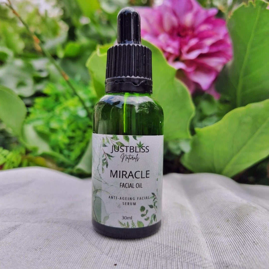 Miracle Facial Oil – Prickly Pear & Frankincense for Glowing, Balanced Skin JUSTBLiSS Naturals