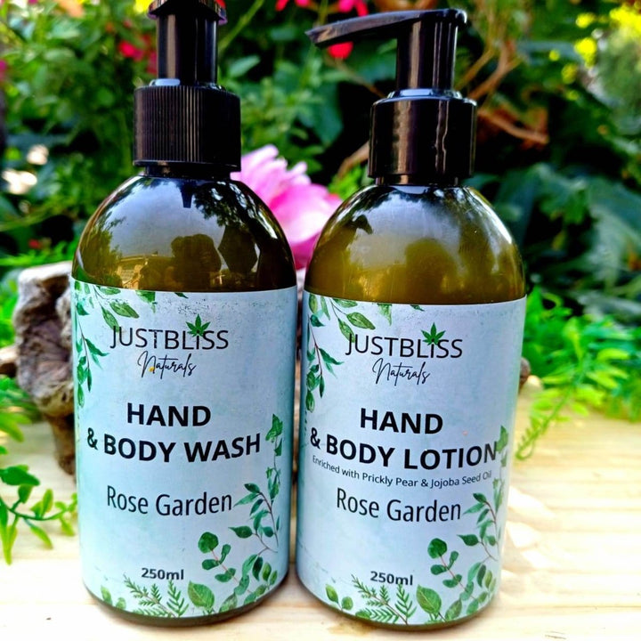 Natural Hand Wash & Lotion Set – Plant - Based, Nourishing, Eco - Friendly JUSTBLiSS Naturals