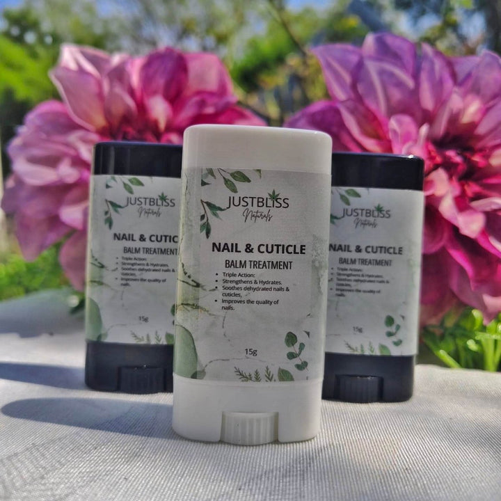 Natural Nail & Cuticle Balm – Plant - Based Nourishment for Hands JUSTBLiSS Naturals