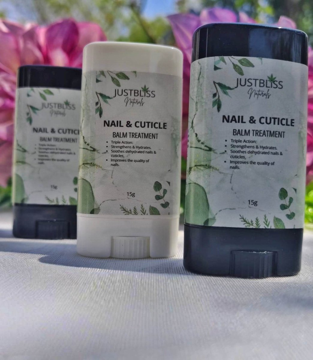 Natural Nail & Cuticle Balm – Plant - Based Nourishment for Hands JUSTBLiSS Naturals