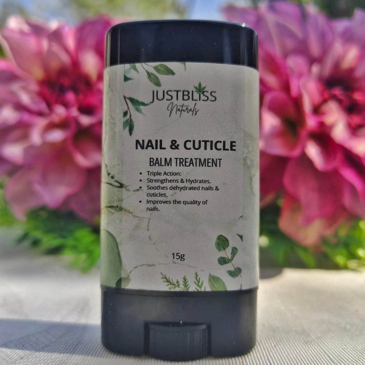 Natural Nail & Cuticle Balm – Plant - Based Nourishment for Hands JUSTBLiSS Naturals