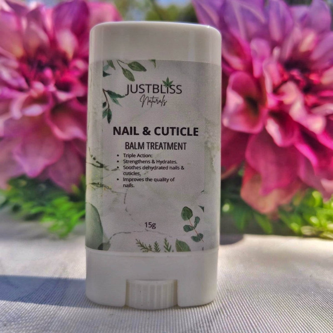 Natural Nail & Cuticle Balm – Plant - Based Nourishment for Hands JUSTBLiSS Naturals