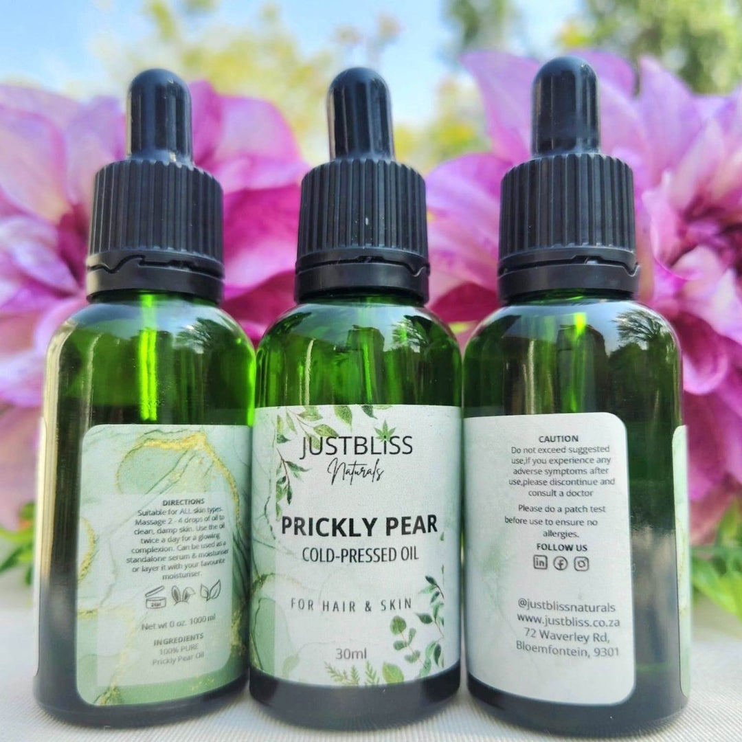 Prickly Pear Seed Oil – Pure Calming Hydration for Sensitive Skin, 30ml JUSTBLiSS Naturals