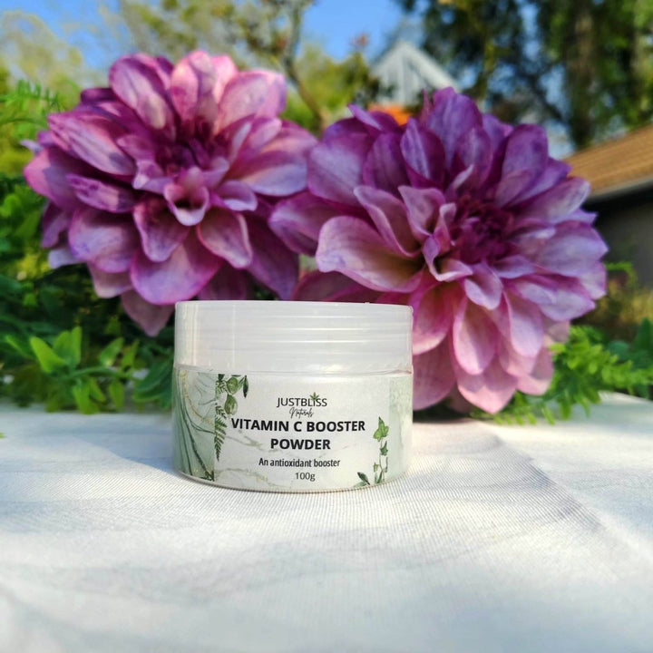Pure Vitamin C Powder 100g – Additive - Free Skin Brightener JUSTBLiSS Naturals