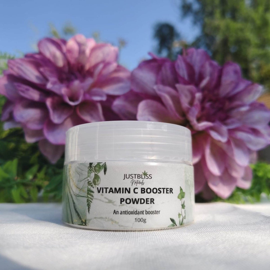 Pure Vitamin C Powder 100g – Additive - Free Skin Brightener JUSTBLiSS Naturals