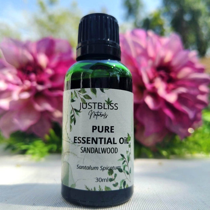 Sandalwood Essential Oil – Calming & Balancing Aromatherapy Blend JUSTBLiSS Naturals