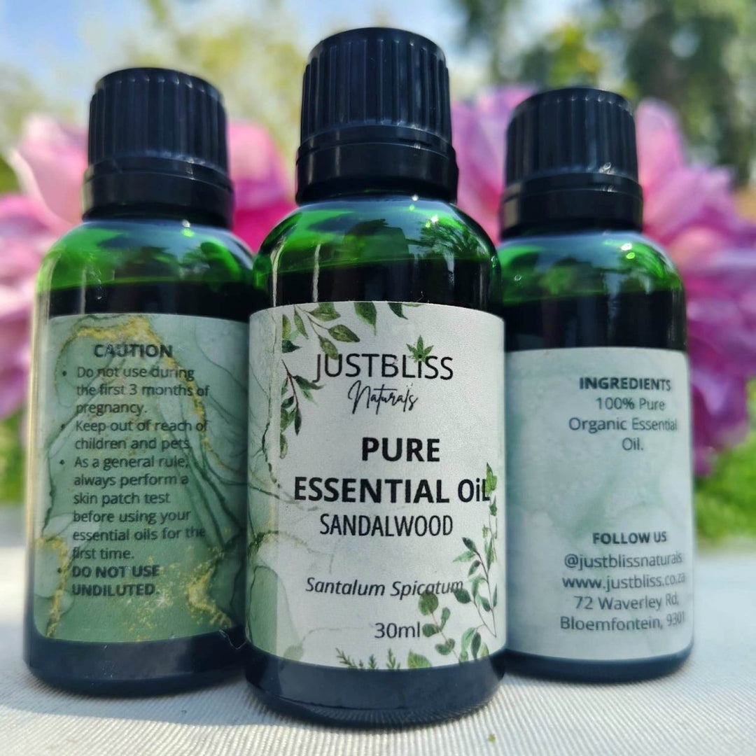 Sandalwood Essential Oil – Calming & Balancing Aromatherapy Blend JUSTBLiSS Naturals