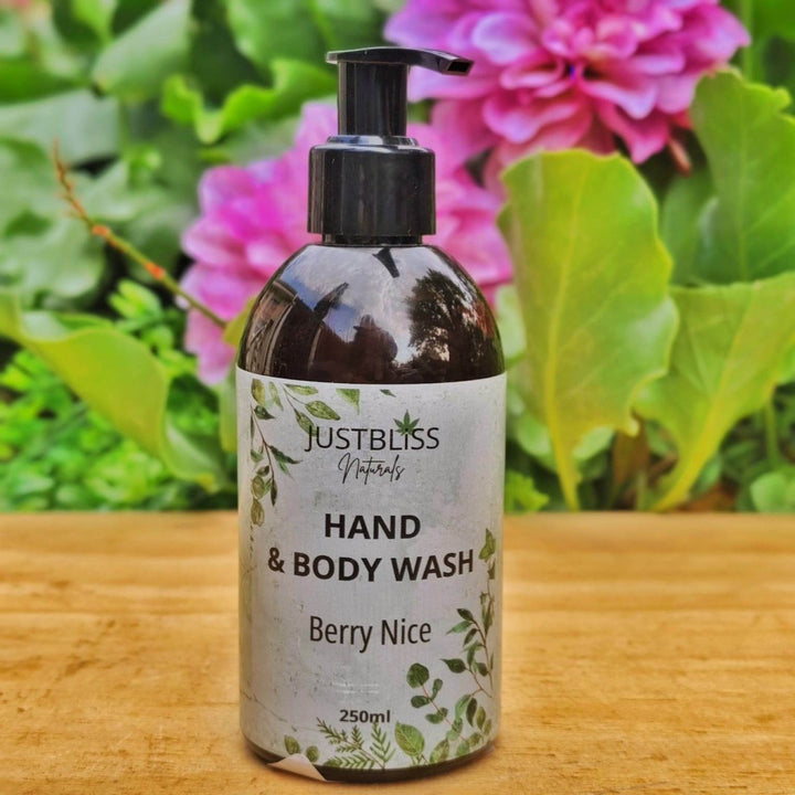 Silky Hand & Body Wash – Moisturizing, Plant - Based Cleanser JUSTBLiSS Naturals