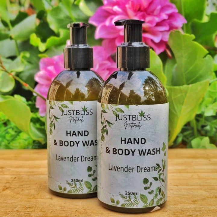 Silky Hand & Body Wash – Moisturizing, Plant - Based Cleanser JUSTBLiSS Naturals