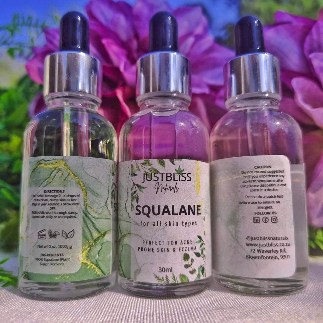 Squalane Facial Oil – Pure, Lightweight Hydration for All Skin Types JUSTBLiSS Naturals