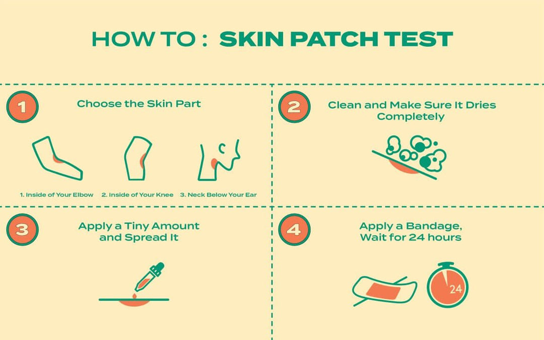 HOW TO DO A SIMPLE ALLERGY PATCH TEST - JUSTBLiSS Naturals
