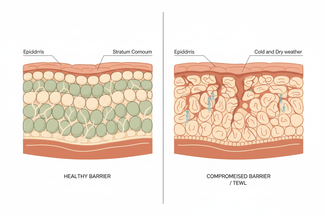 Why Skin Suddenly Starts Reacting in Colder Weather