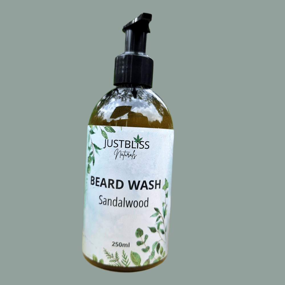 Natural Beard Wash – Sulphate-Free, Nourishing Cleanser (Various Scents) - JUSTBLiSS Naturals