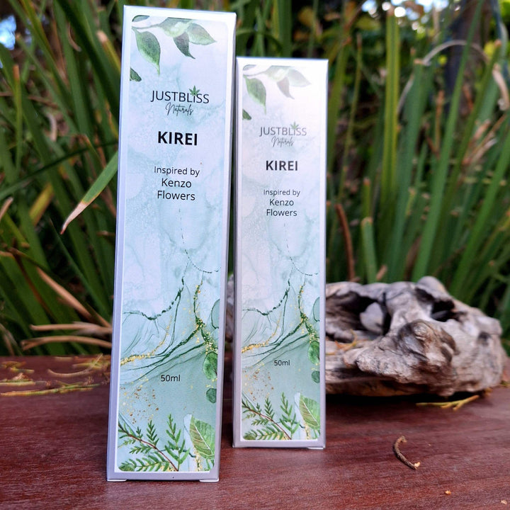 50ml oil-based floral perfume packaging for women, inspired by Kenzo Flowers.