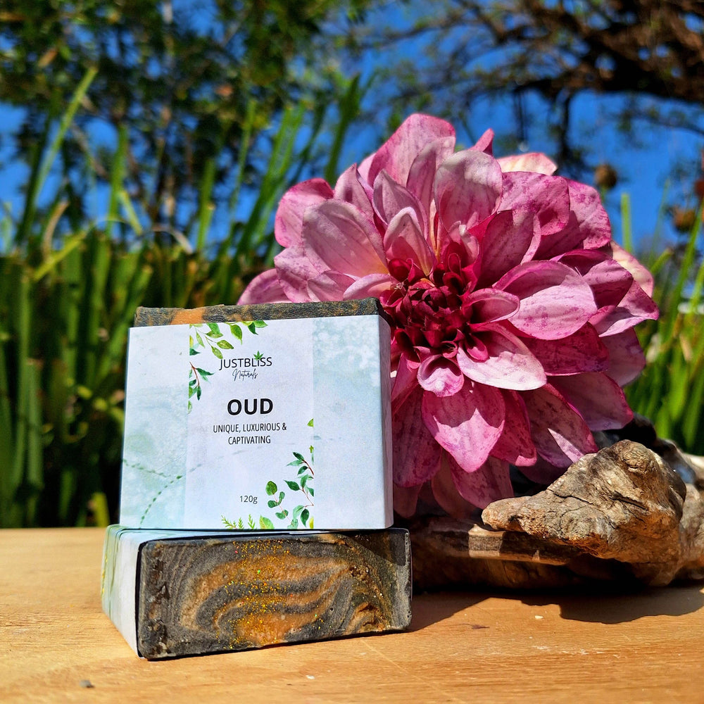 Oud Luxury Soap Bar – Silky Moisture & Enchanting Scent - JUSTBLiSS Naturals