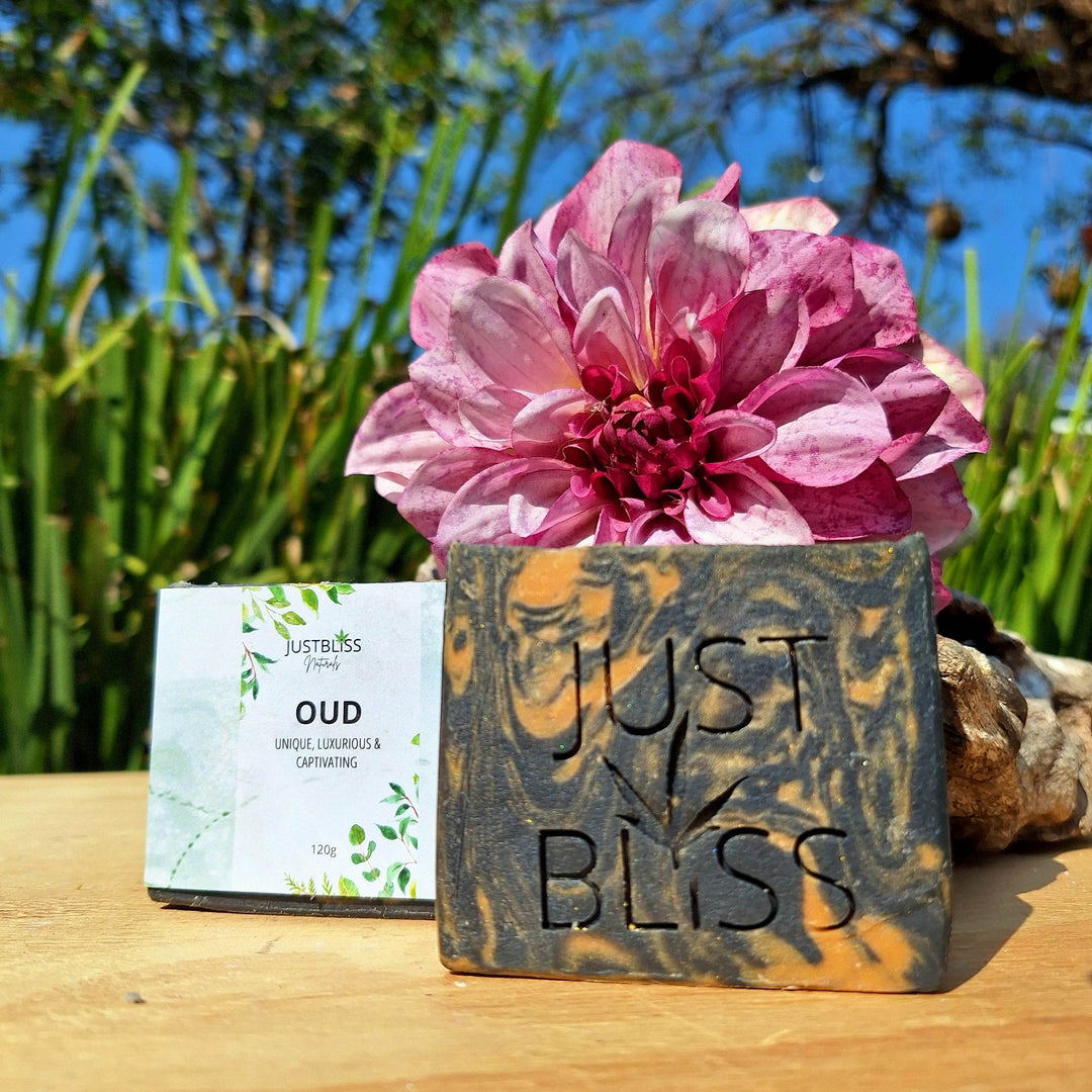 Oud Luxury Soap Bar – Silky Moisture & Enchanting Scent - JUSTBLiSS Naturals
