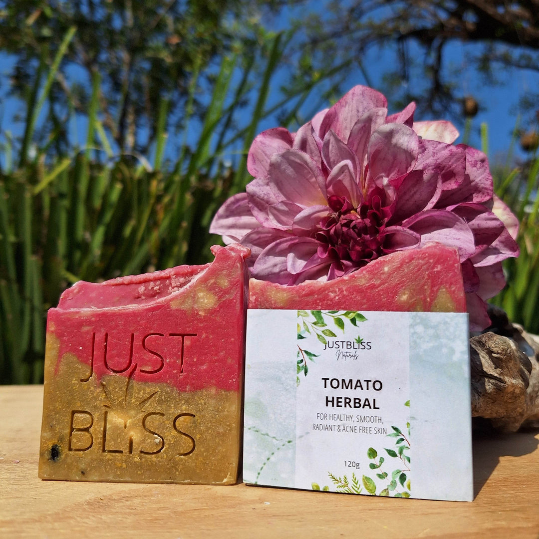 Tomato Skin Brightening Soap Bar – Even Tone & Clarity - JUSTBLiSS Naturals