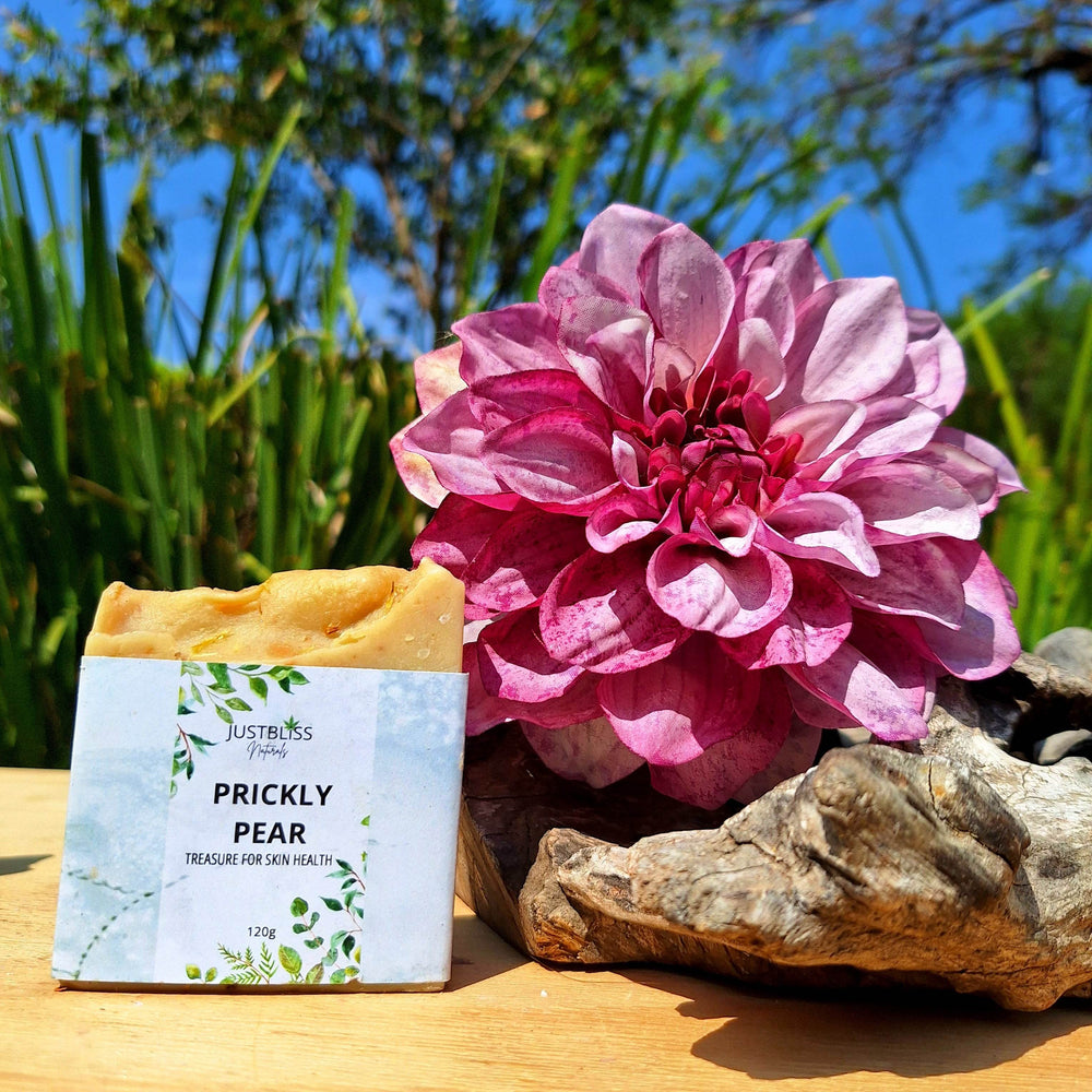 Prickly Pear Natural Soap Bar – Detoxifying, Vegan, Handcrafted - JUSTBLiSS Naturals