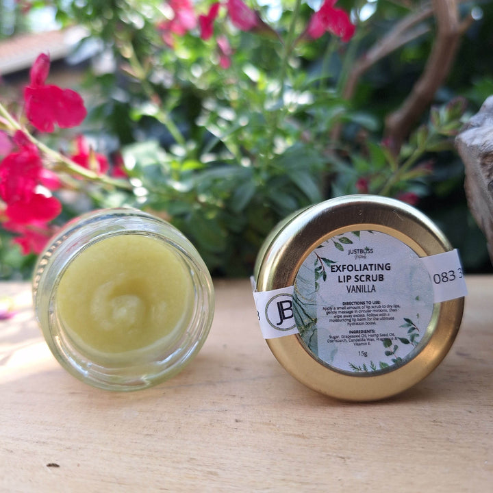 Lip Care Bundle – CBD Lip Balm & Exfoliating Lip Scrub - JUSTBLiSS Naturals