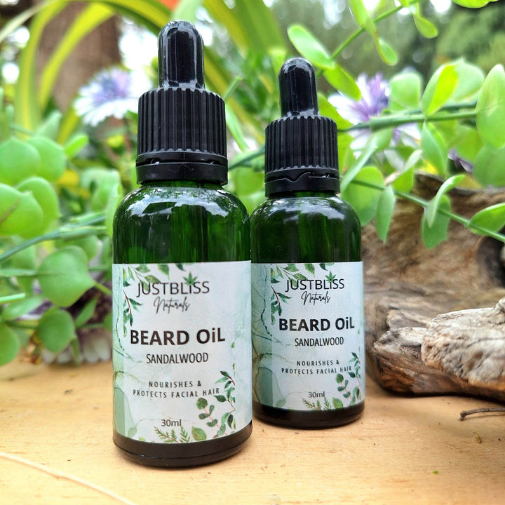 BEARD OIL: Sandalwood - JUSTBLiSS Naturals