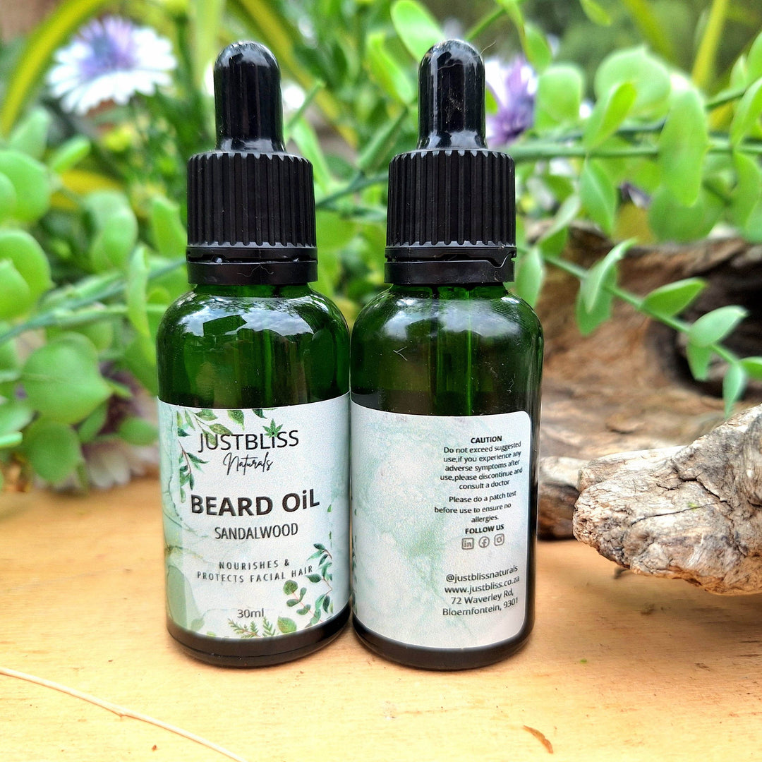BEARD OIL: Sandalwood - JUSTBLiSS Naturals