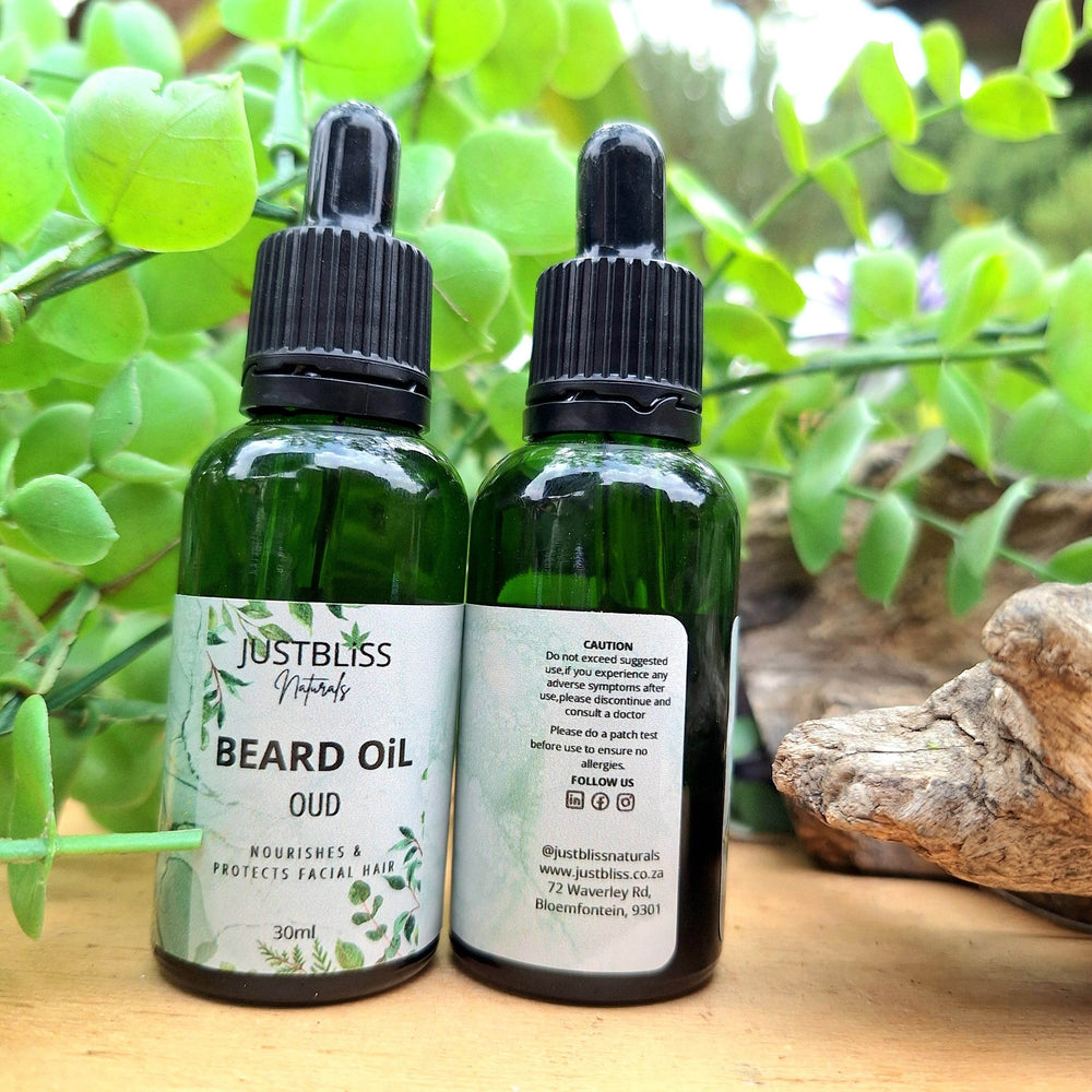 BEARD OIL: Oud - JUSTBLiSS Naturals