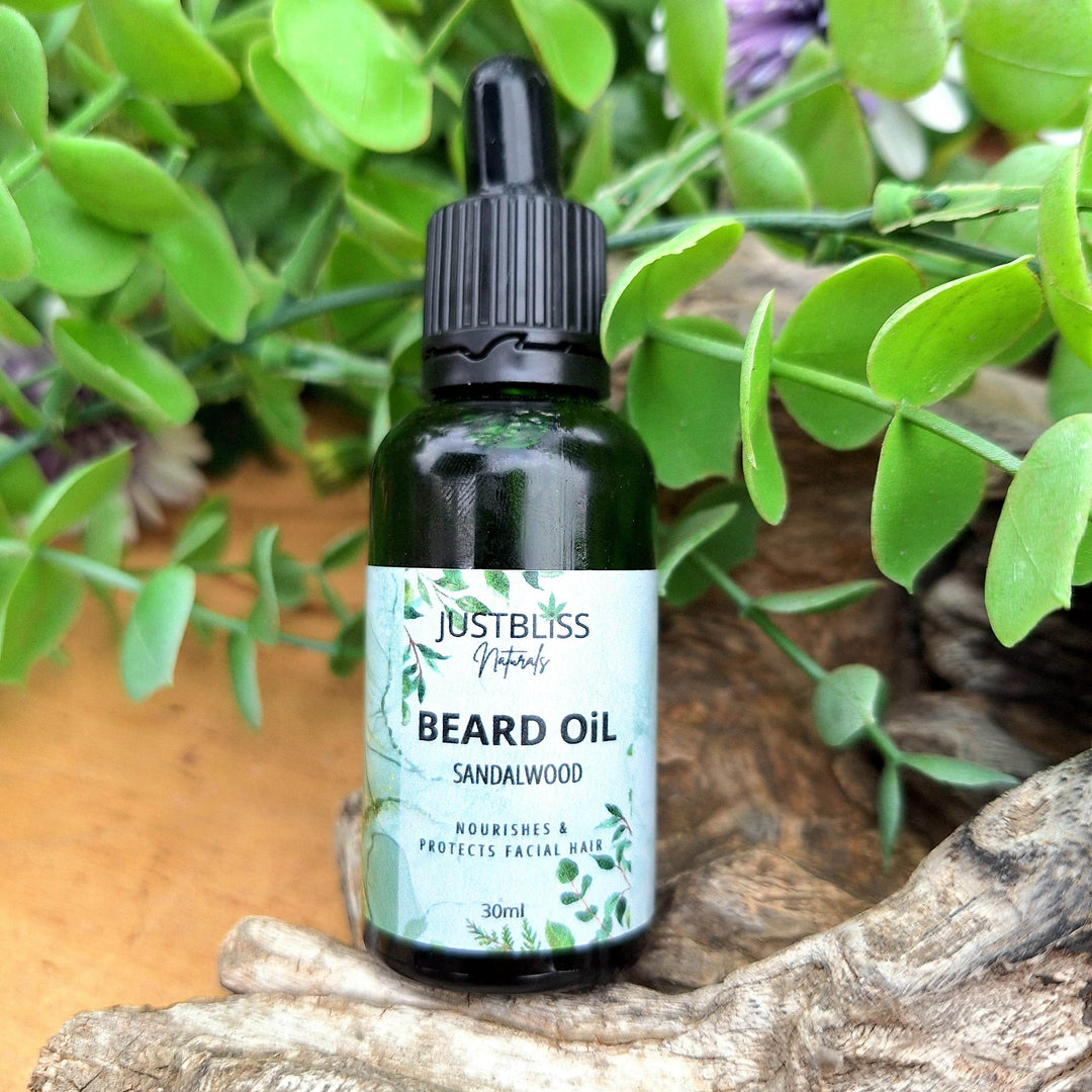 BEARD OIL: Sandalwood - JUSTBLiSS Naturals