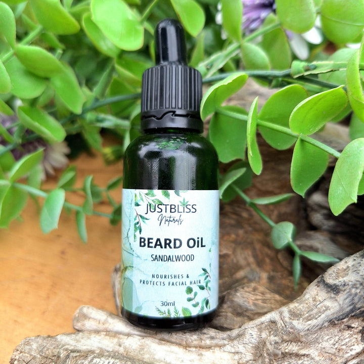 BEARD OIL: Sandalwood - JUSTBLiSS Naturals
