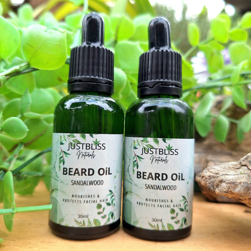 BEARD OIL: Sandalwood - JUSTBLiSS Naturals