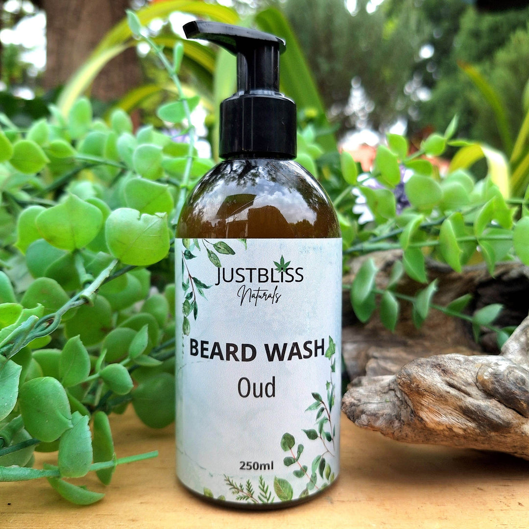 Natural Beard Wash – Sulphate-Free, Nourishing Cleanser (Various Scents) - JUSTBLiSS Naturals