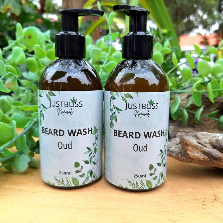 Natural Beard Wash – Sulphate-Free, Nourishing Cleanser (Various Scents) - JUSTBLiSS Naturals