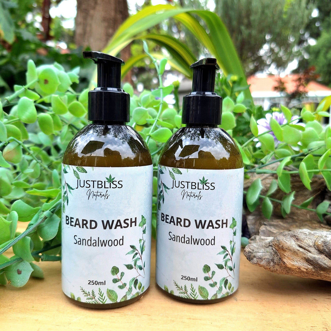 Natural Beard Wash – Sulphate-Free, Nourishing Cleanser (Various Scents) - JUSTBLiSS Naturals