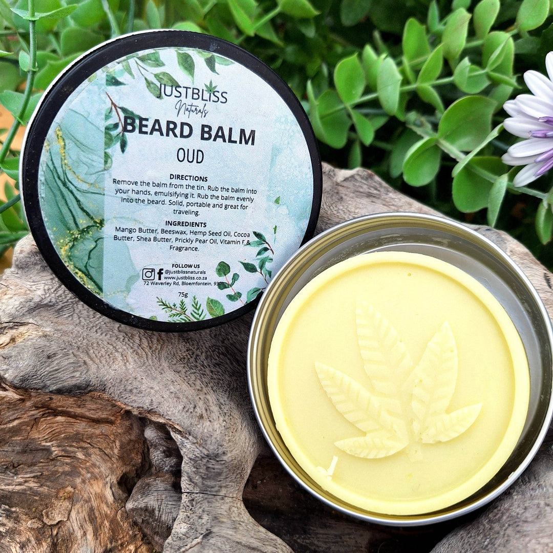 BEARD BALM: Oud (85g) - JUSTBLiSS Naturals