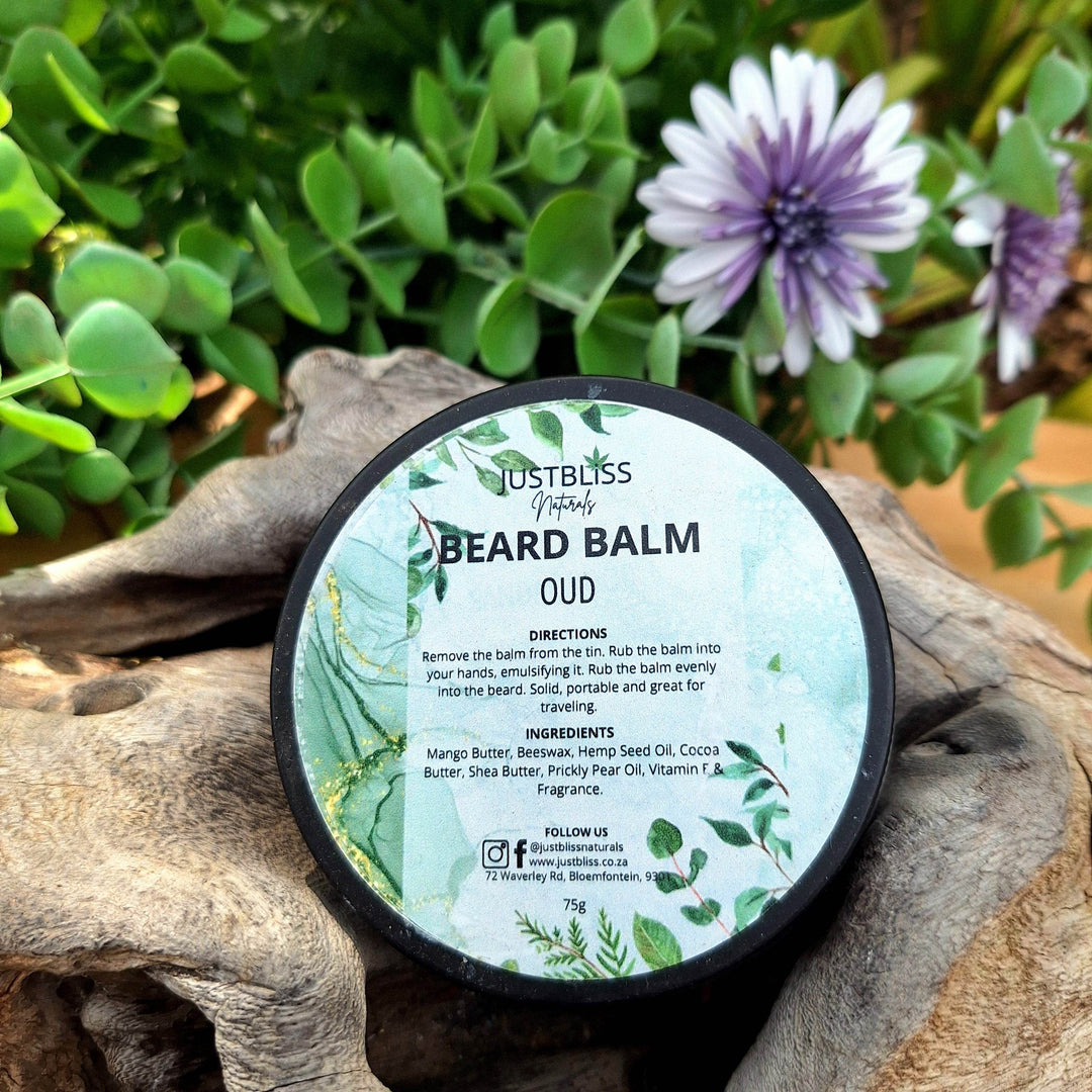BEARD BALM: Oud (85g) - JUSTBLiSS Naturals