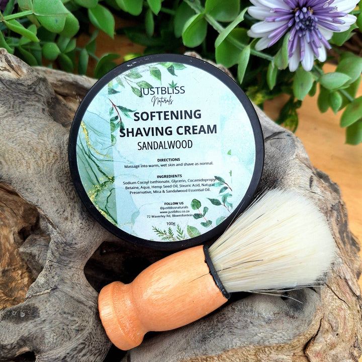 Soften Shaving Cream – Luxurious, Natural & Smooth Skin (100g) - JUSTBLiSS Naturals