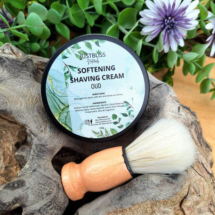 Soften Shaving Cream – Luxurious, Natural & Smooth Skin (100g) - JUSTBLiSS Naturals