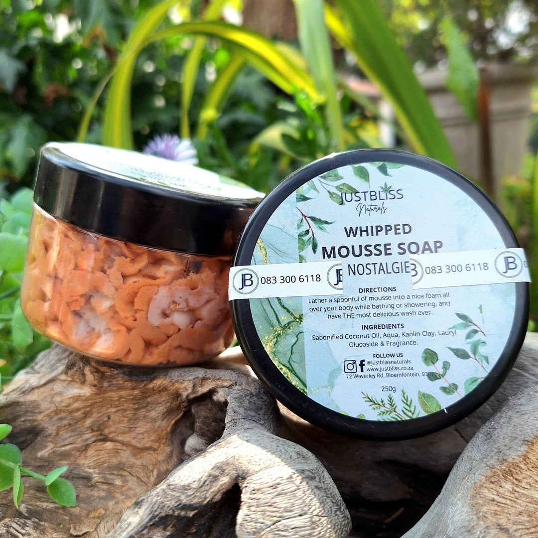 BATH & SHOWER MOUSSE: (Various Scents) - JUSTBLiSS Naturals