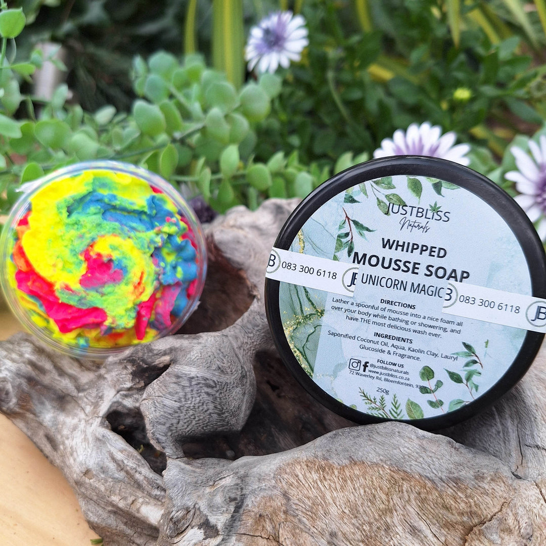 BATH & SHOWER MOUSSE: (Various Scents) - JUSTBLiSS Naturals