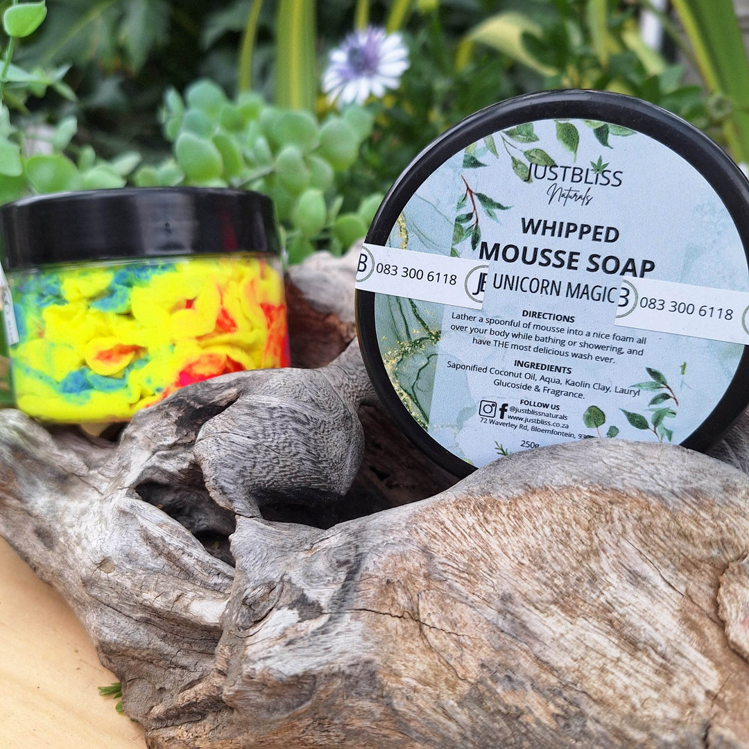 BATH & SHOWER MOUSSE: (Various Scents) - JUSTBLiSS Naturals